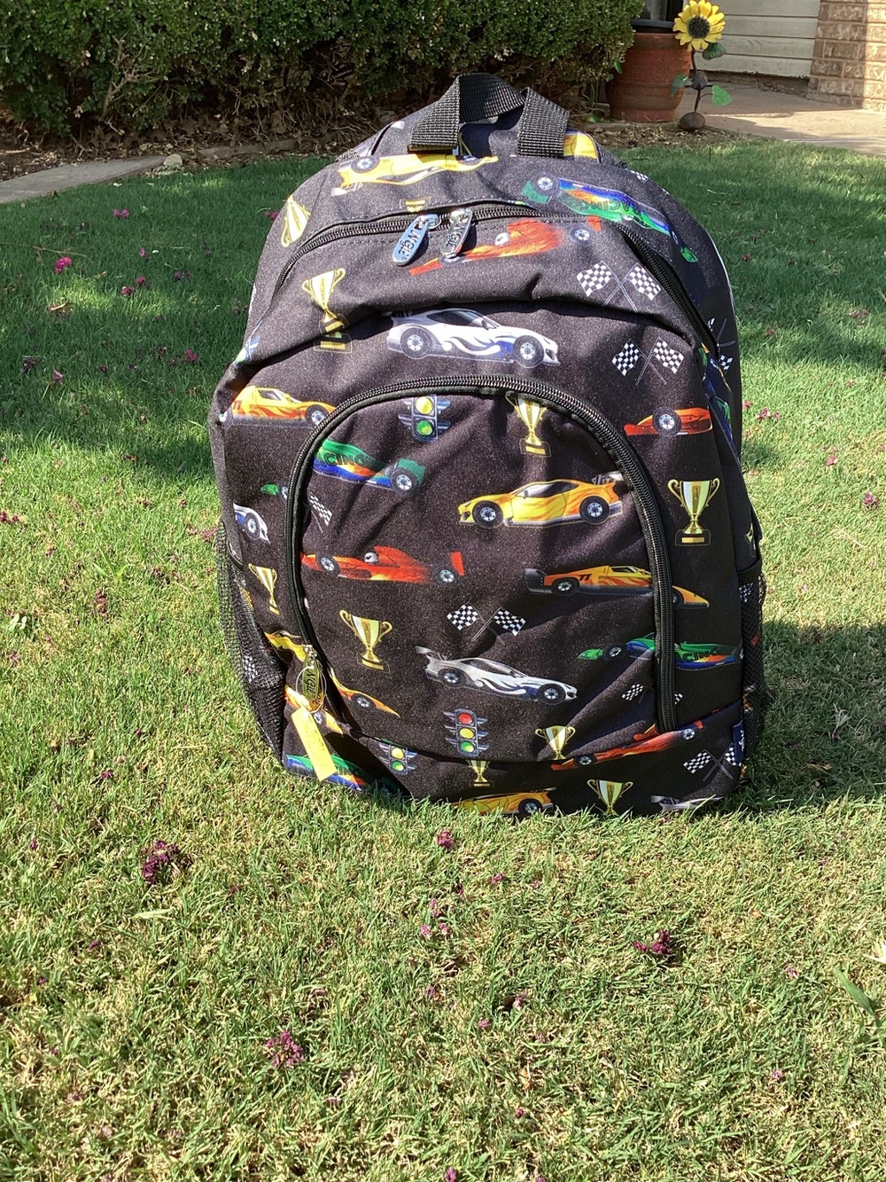 Large Race Car Backpack